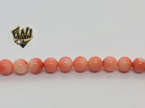 (MBEAD-88) 6mm Coral Beads - Fantasy World Jewelry
