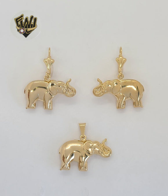 (1-6105) Gold Laminate - Elephants Set - BGF