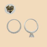 (2-5248) 925 Sterling Silver - Wedding Ring - Fantasy World Jewelry