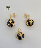 (1-6189) Gold Laminate - Beads Set - BGO - Fantasy World Jewelry