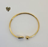 (4-5034) Stainless Steel - 2mm Bangle. - Fantasy World Jewelry