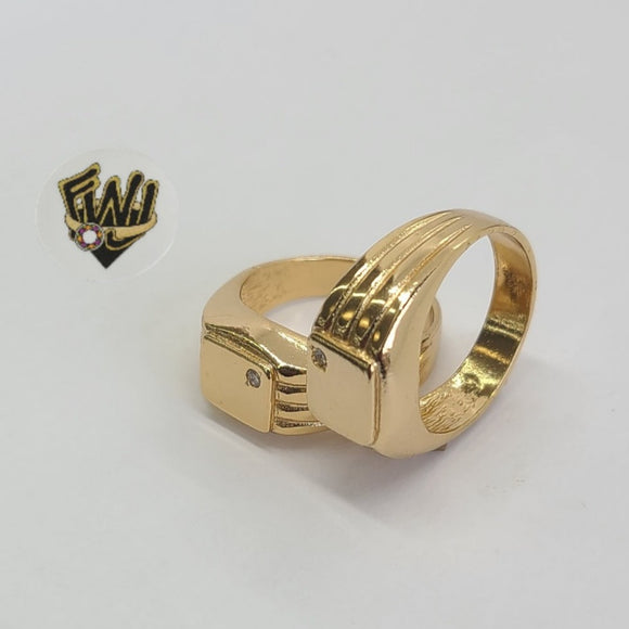 (1-3162-1) Gold Laminate -CZ Men Ring - BGO - Fantasy World Jewelry