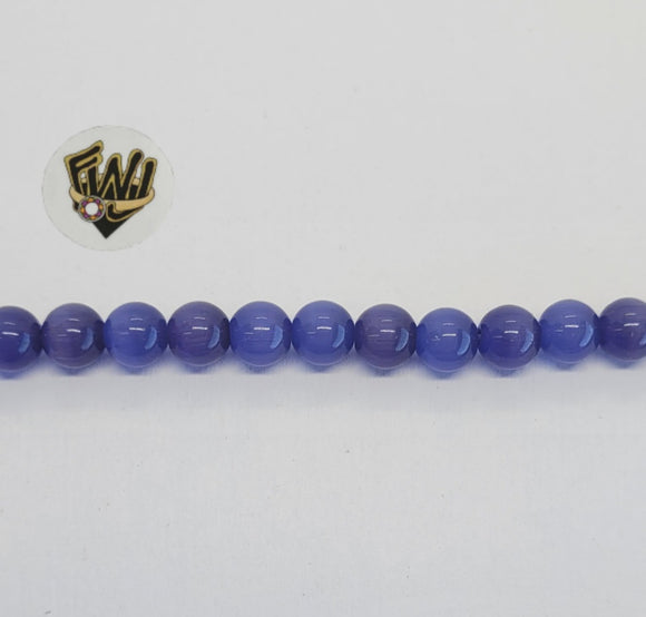 (MBEAD-255) 6mm Ojo De Gato Beads - Fantasy World Jewelry
