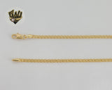(1-1676-1) Gold Laminate - 3mm Bismark Link Chain - BGF