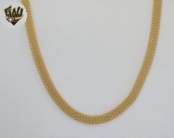 (1-1674) Gold Laminate - 6.5mm Bismark Link Chain - BGF