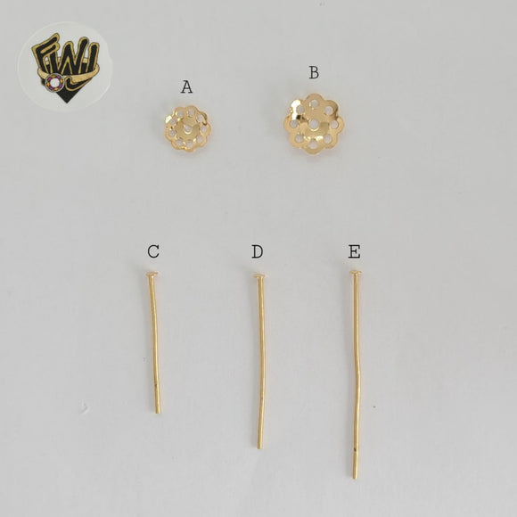 (mfin-15-24) Hallazgos llenos de oro - Fabricación de joyas (docena)