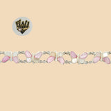 (2-0391) 925 Sterling Silver - 15mm Butterfly Bracelet. - Fantasy World Jewelry