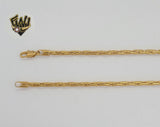 (1-1681) Gold Laminate - 3mm Alternative Link Chain - BGO