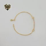 (1-4069) Gold Laminate - 1.5mm Bangle Bracelet - BGO