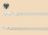(2-0108) 925 Sterling Silver - 3.5mm Curb Link Anklet - 10" - Fantasy World Jewelry