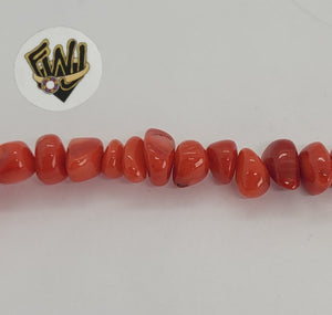 (MBEAD-115) 9mm Coral Beads - Fantasy World Jewelry