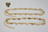 (1-0096) Gold Laminate - 6mm  Elephant Anklets - 10" - BGF - Fantasy World Jewelry