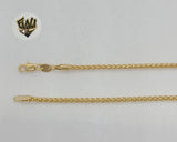 (1-1735) Gold Laminate - 3mm Alternative Popcorn Chain - BGF - Fantasy World Jewelry