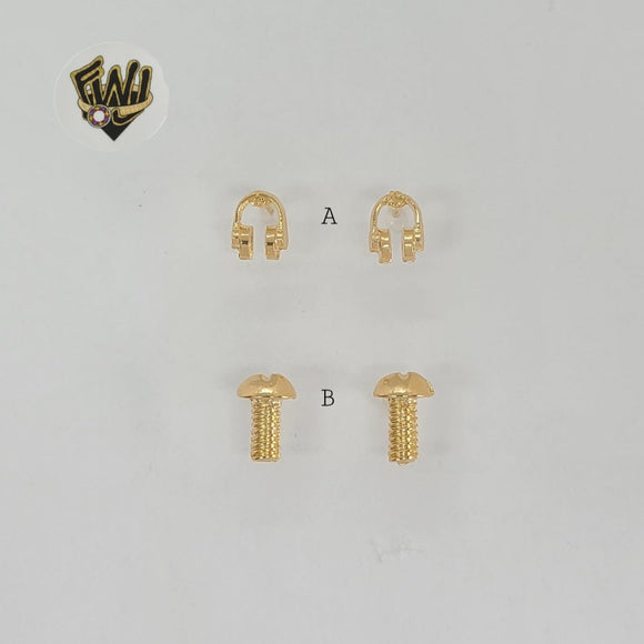 (1-1127-2) Laminado de Oro - Aretes - BGF
