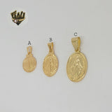 (1-2219) Gold Laminate - Religious Pendants - BGF-BGO