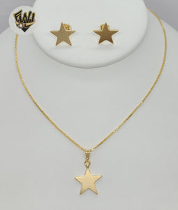 (1-6247) Gold Laminate - Star Set - BGF - Fantasy World Jewelry