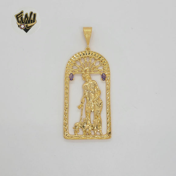 (1-2420) Gold Laminate - Religious Pendants - BGO