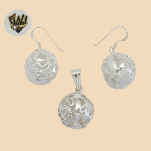 (2-6563) 925 Sterling Silver - Balls Set. - Fantasy World Jewelry