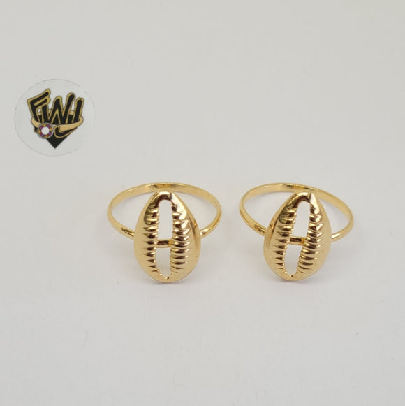 (1-3050) Gold Laminate-Shell Ring - BGO - Fantasy World Jewelry