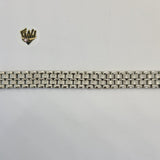 (4-4098) Stainless Steel - 12mm Alternative Link Bracelet - 8" - Fantasy World Jewelry
