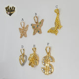 (1-2238) Gold Laminate Pendants - BGO