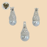 (2-6837) 925 Sterling Silver - Beads Set. - Fantasy World Jewelry