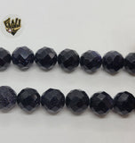 (MBEAD-145) 12mm Venturina Azul Beads - Fantasy World Jewelry