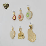 (1-2279) Gold Laminate Pendants - BGF