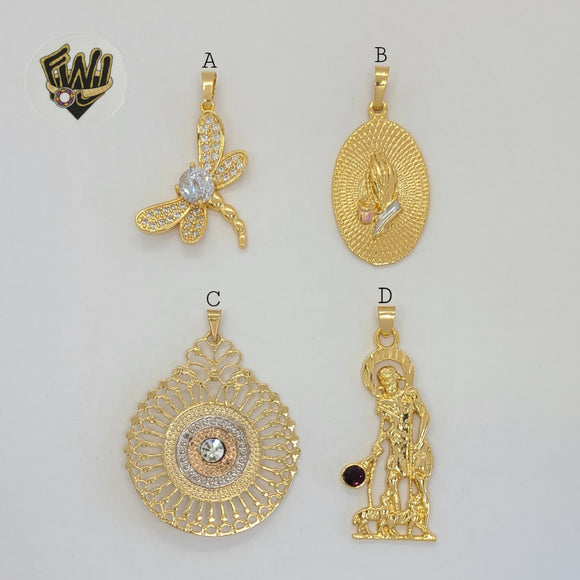 (1-2311) Gold Laminate Pendants - BGO