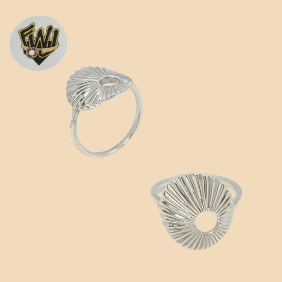 (2-5030) 925 Sterling Silver - Flower Ring - Fantasy World Jewelry