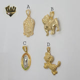 (1-2404-1) Gold Laminate - Religious Pendants - BGO