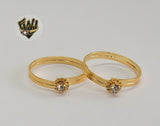 (1-3007-1) Gold Laminate- CZ Ring-BGO - Fantasy World Jewelry
