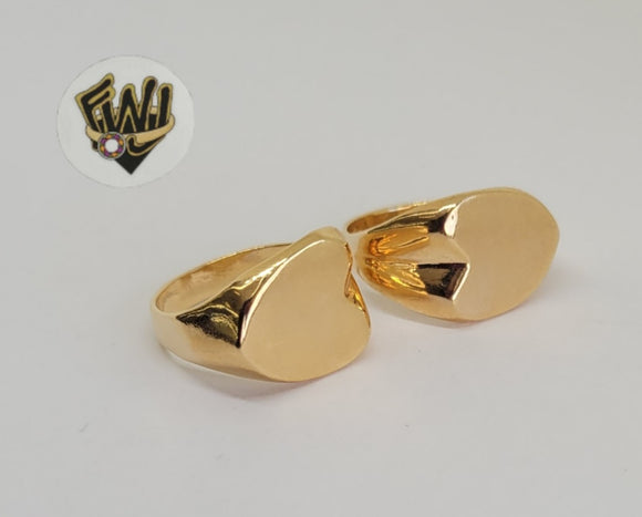 (1-3008) Gold Laminate- Heart Ring-BGF - Fantasy World Jewelry