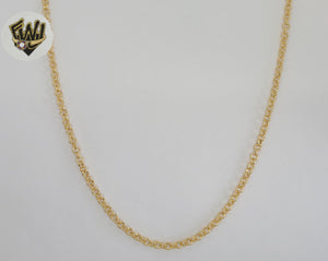 (1-1552) Gold Laminate - 3.5mm Rolo Link Chain - BGF