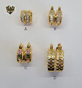 (1-2653-1) Gold Laminate Hoops - BGO - Fantasy World Jewelry