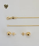 (1-6115) Gold Laminate - Balls Link Set - BGF - Fantasy World Jewelry