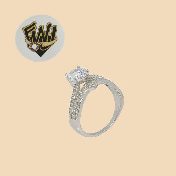 (2-5246) 925 Sterling Silver - Wedding Ring - Fantasy World Jewelry