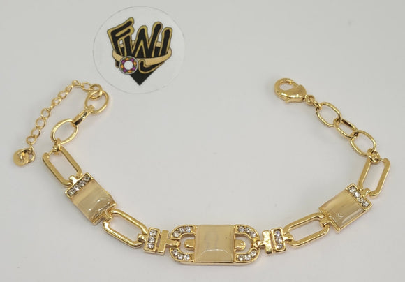 (1-0859) Gold Laminate - 8.5mm Alternative Bracelet - 6.5