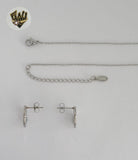 (4-7083) Acero inoxidable - Enlace Rolo de 1 mm con juego de círculos - 16"