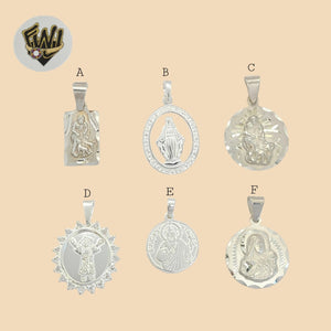 (2-1072) 925 Sterling Silver -Saint Pendants. - Fantasy World Jewelry
