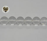 (MBEAD-179) 12mm Quarzo Blanco Beads - Fantasy World Jewelry