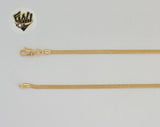 (1-1614-1) Laminado de oro - Cadena de eslabones en espiga de 3 mm - BGF