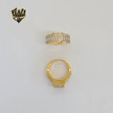 (1-3145) Gold Laminate - Zircon Ring - BGO