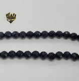 (MBEAD-143) 8mm Venturina Azul Beads - Fantasy World Jewelry