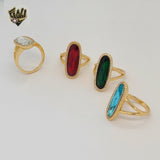 (1-3145-1) Gold Laminate - Zircon Long Ring - BGO