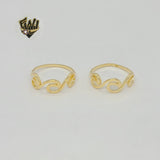 (1-3031) Gold Laminate - Waves Ring - BGF - Fantasy World Jewelry