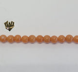 (MBEAD-202) 6mm Aragonite Beads - Fantasy World Jewelry