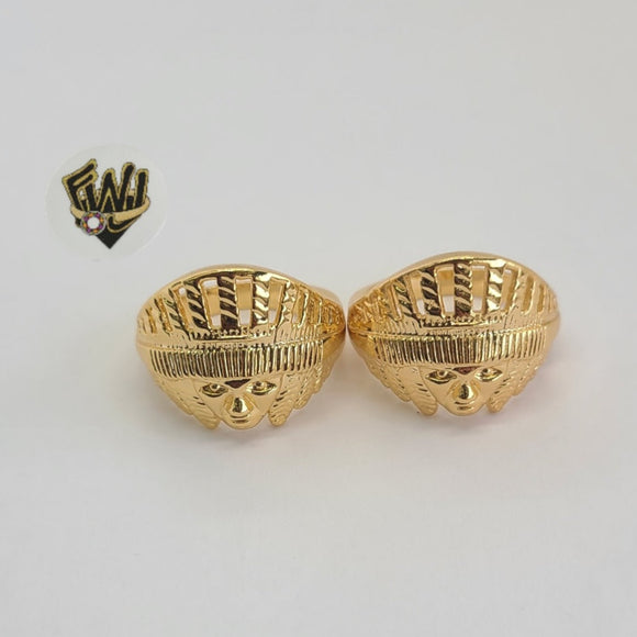 (1-3165) Gold Laminate - Indian Men Ring - BGO - Fantasy World Jewelry
