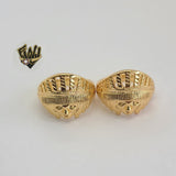 (1-3165) Gold Laminate - Indian Men Ring - BGO - Fantasy World Jewelry