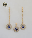 (1-6077) Gold Laminate - Evil Eye Set - BGF